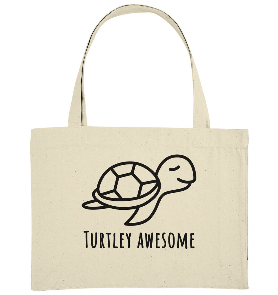 Turtle Organic Shopping-Bag Natural