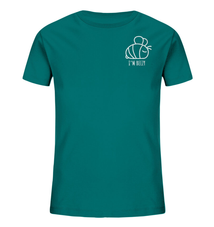Bee Kids Organic Shirt Ocean Depth