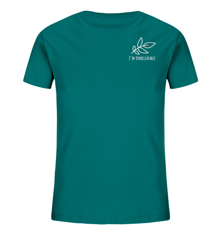 Unbeleafable Kids Organic Shirt Ocean Depth