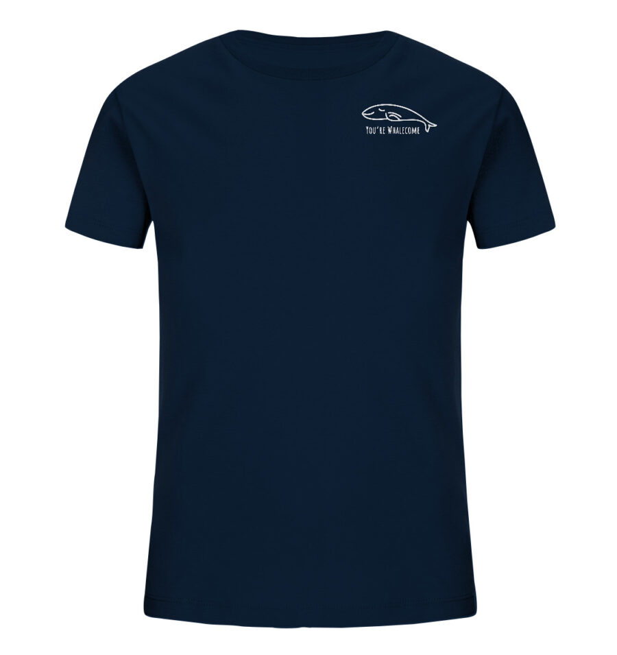 Whale Kids Organic Shirt French Navy