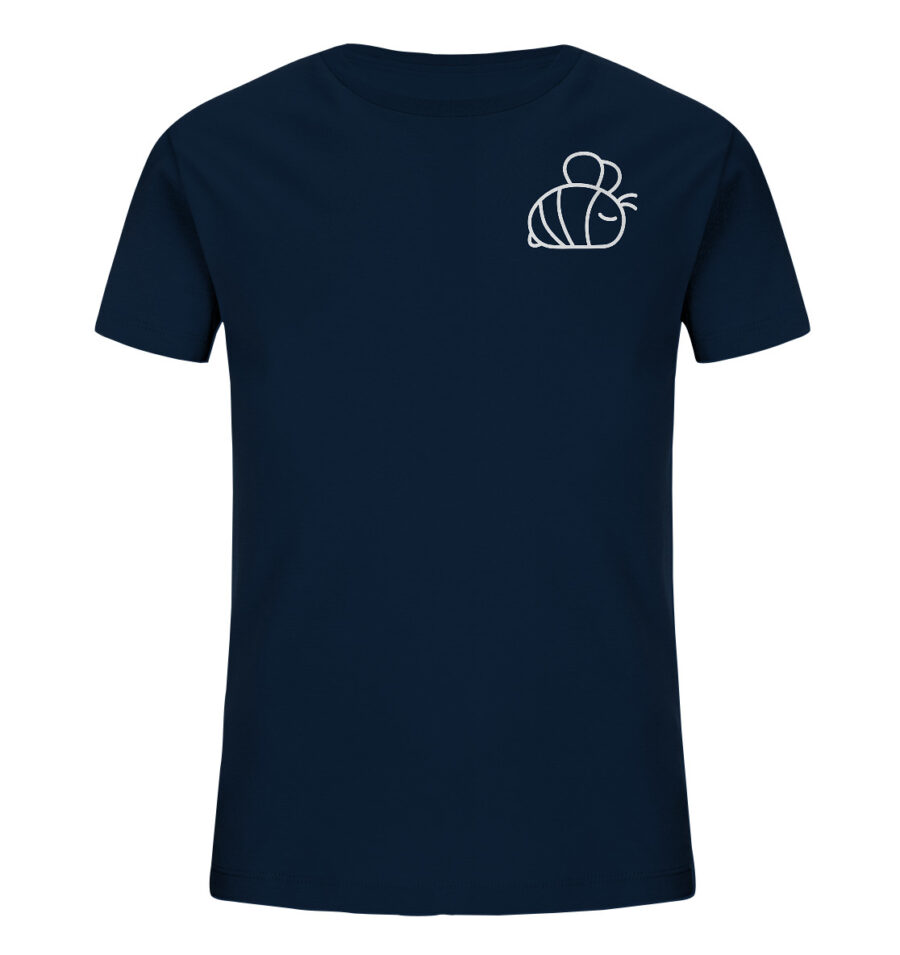 Bee Kids Organic Shirt French Navy