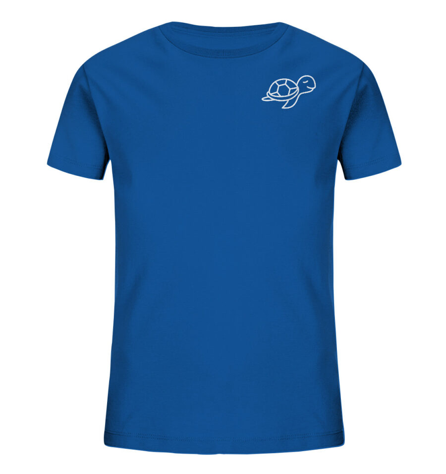 Turtle Kids Organic Shirt Royal Blue