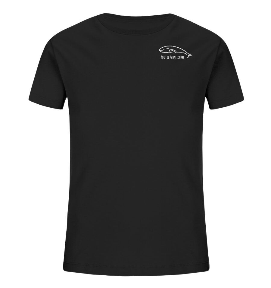 Whale Kids Organic Shirt Black