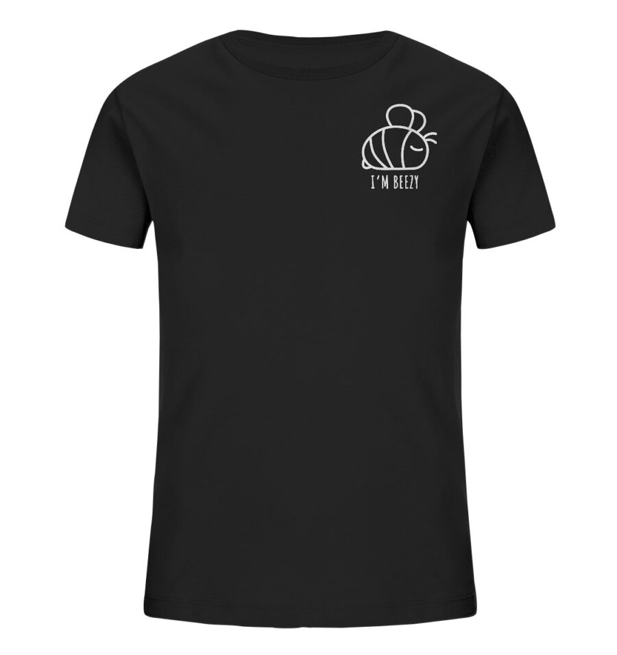 Bee Kids Organic Shirt Black