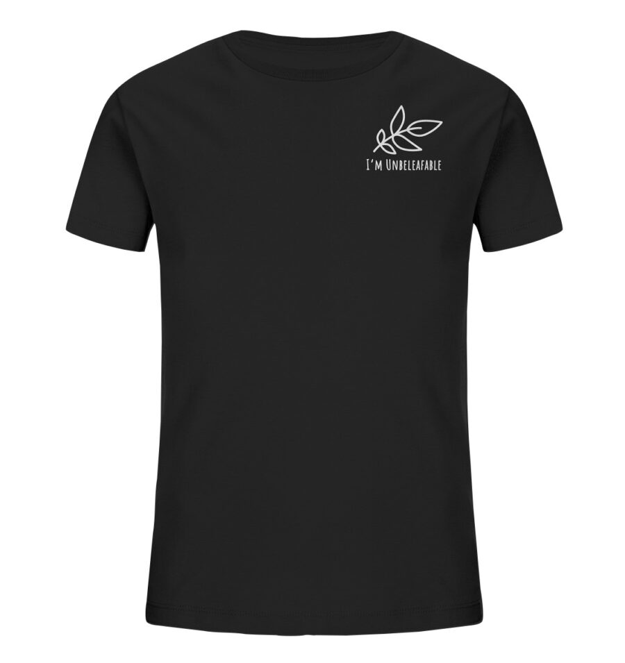 Unbeleafable Kids Organic Shirt Black