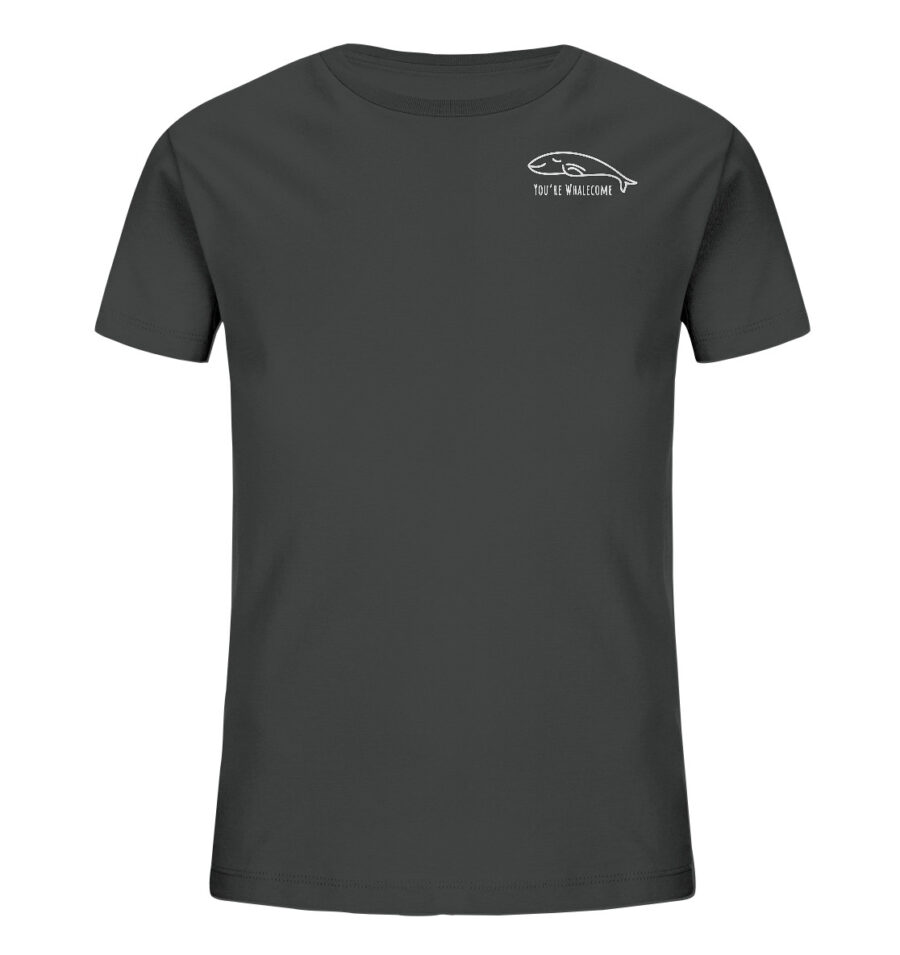 Whale Kids Organic Shirt Anthracite