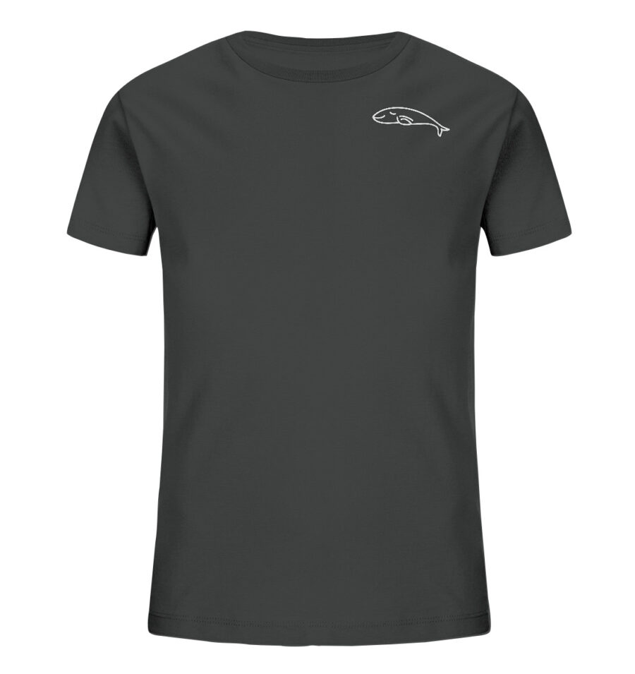 Whale Kids Organic Shirt Anthracite