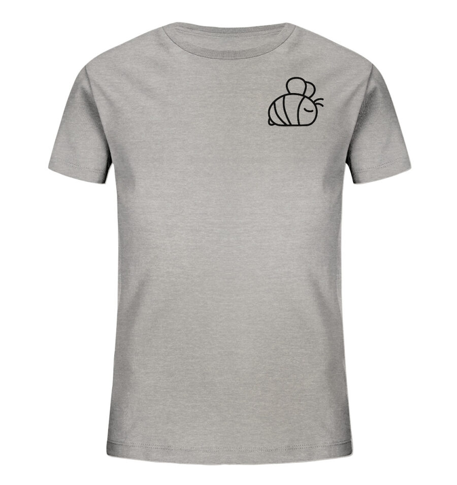 Bee Kids Organic Shirt Heather Grey
