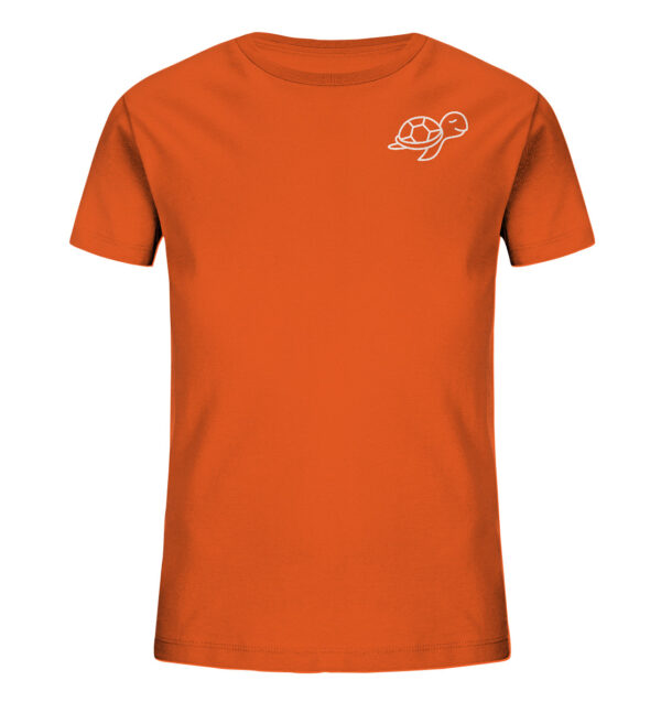 Turtle Kids Organic Shirt Bright Orange
