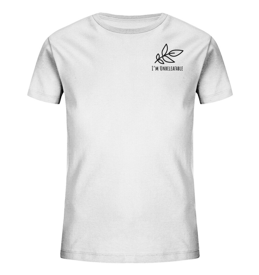 Unbeleafable Kids Organic Shirt White