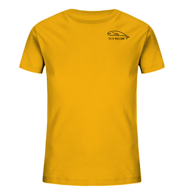 Whale Kids Organic Shirt Golden Yellow