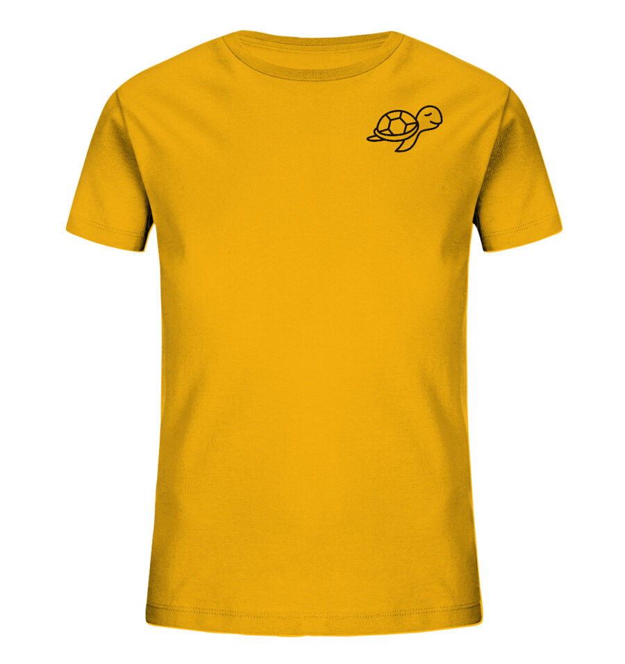 Turtle Kids Organic Shirt Golden Yellow