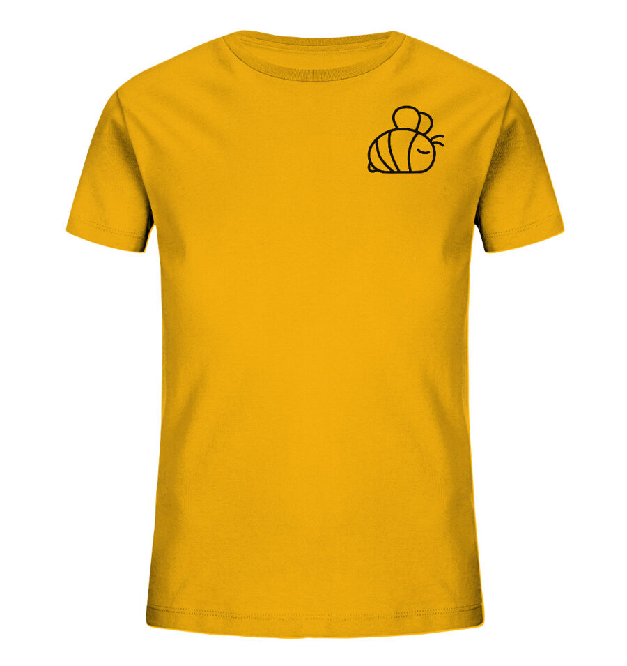 Bee Kids Organic Shirt Golden Yellow