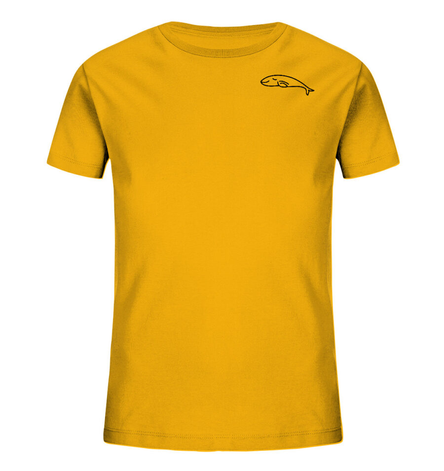 Whale Kids Organic Shirt Golden Yellow