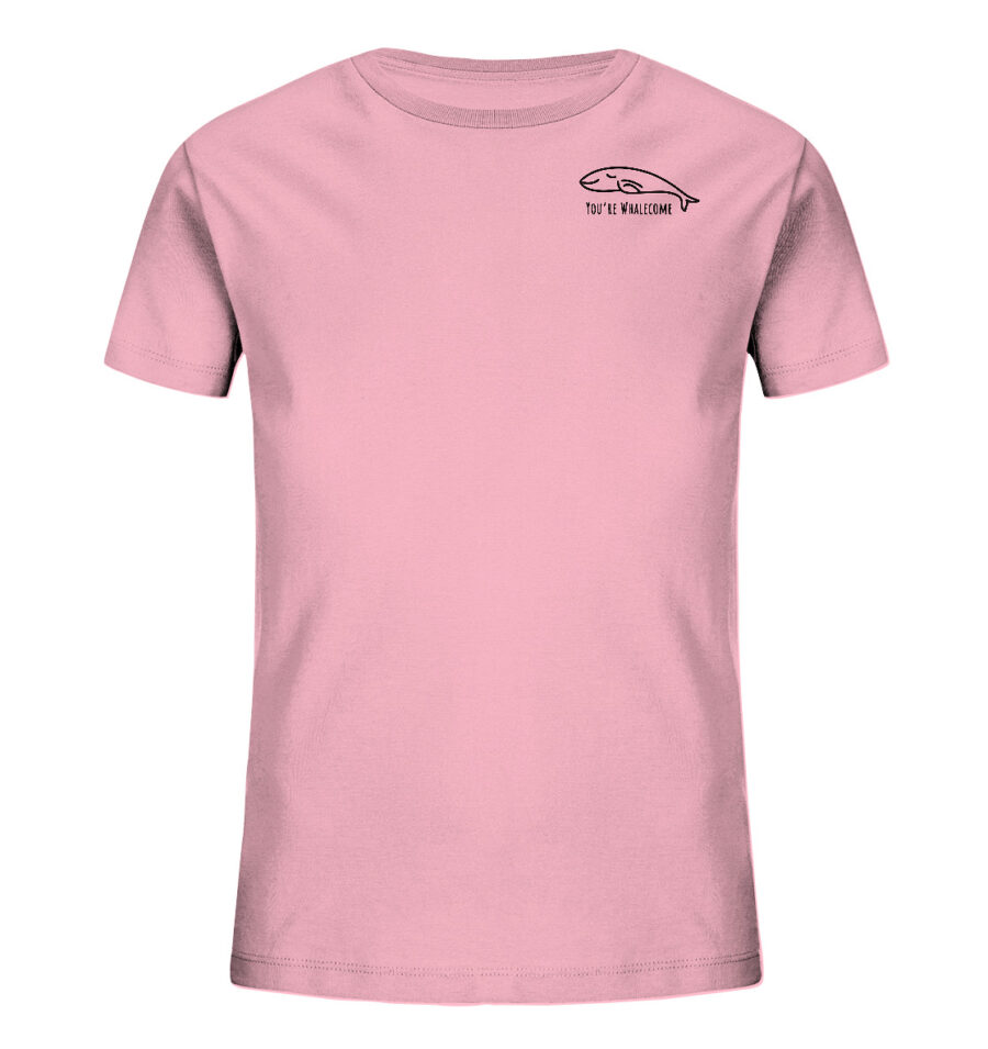 Whale Kids Organic Shirt Cotton Pink