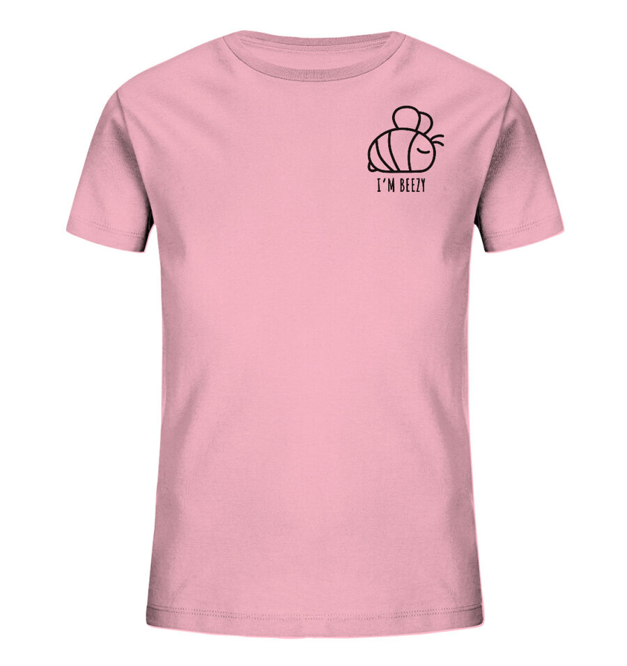 Bee Kids Organic Shirt Cotton Pink