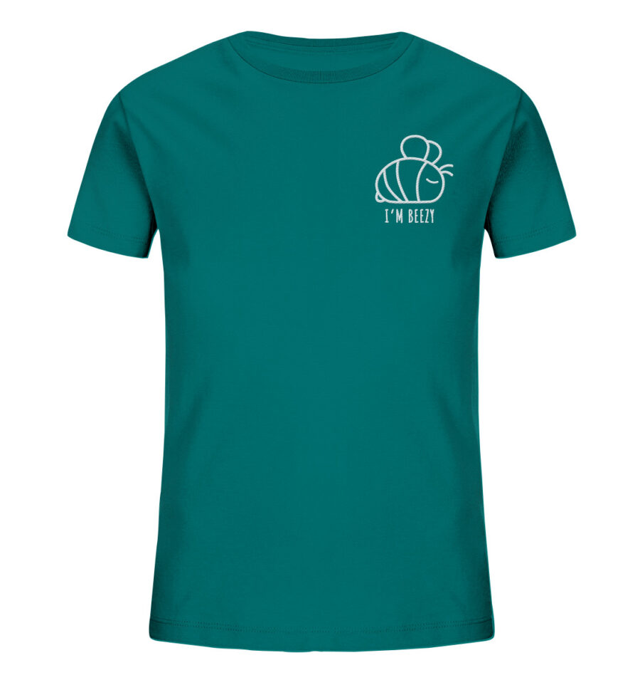 Bee Kids Organic Shirt Ocean Depth