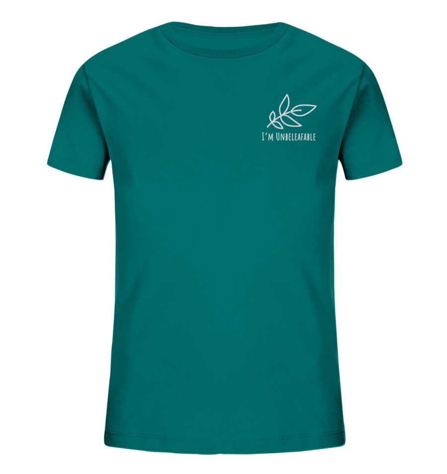 Unbeleafable Kids Organic Shirt Ocean Depth