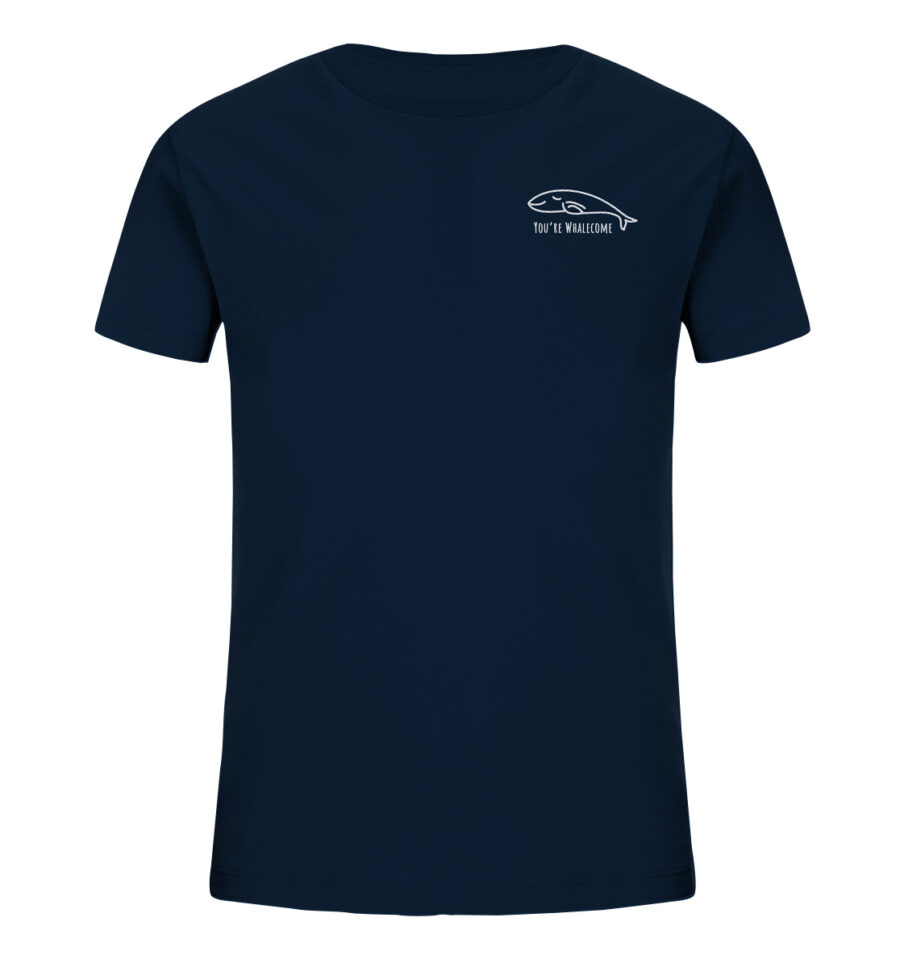 Whale Kids Organic Shirt French Navy