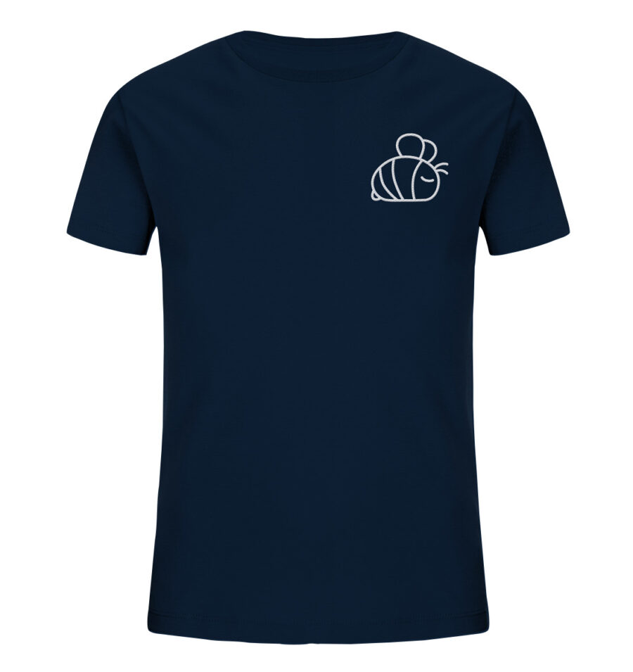 Bee Kids Organic Shirt French Navy