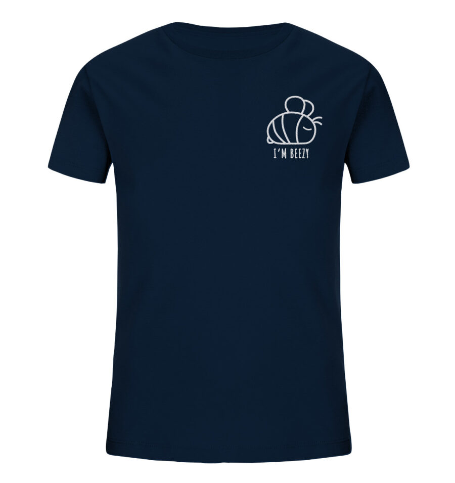 Bee Kids Organic Shirt French Navy