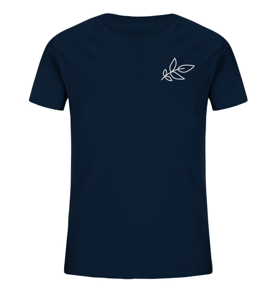 Unbeleafable Kids Organic Shirt French Navy