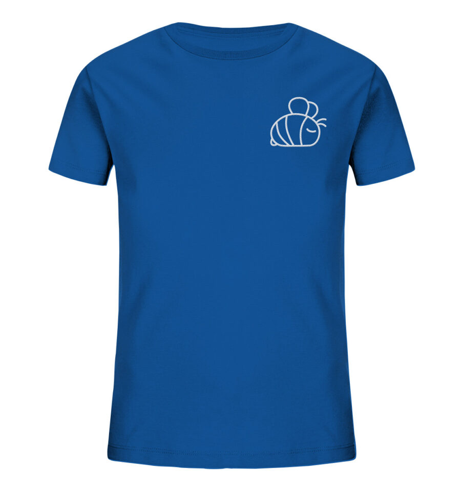 Bee Kids Organic Shirt Royal Blue
