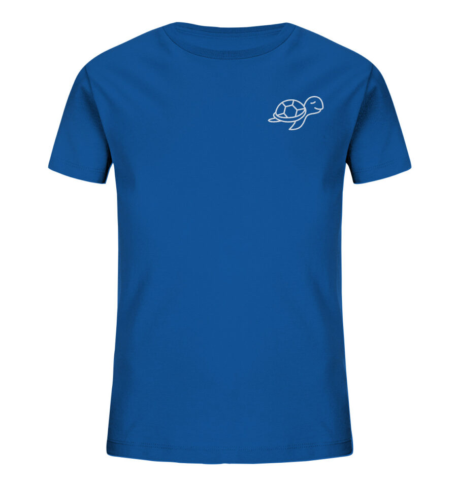 Turtle Kids Organic Shirt Royal Blue