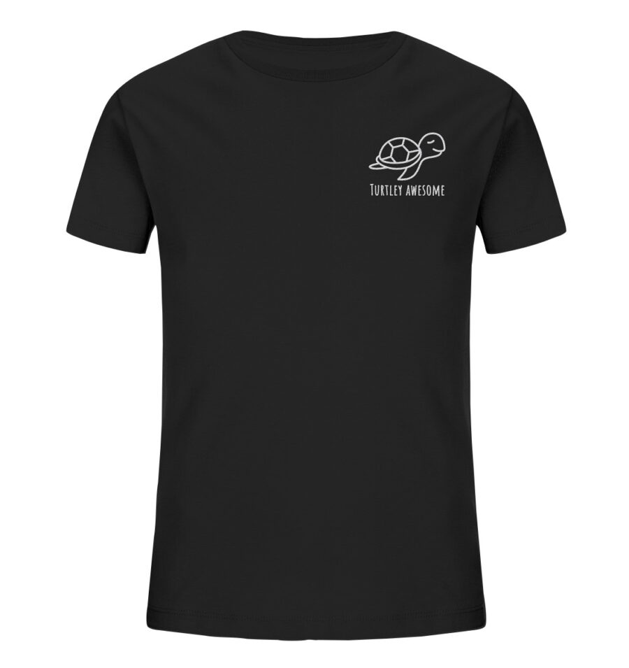Turtle Kids Organic Shirt Black
