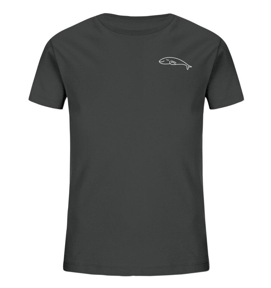 Whale Kids Organic Shirt Anthracite