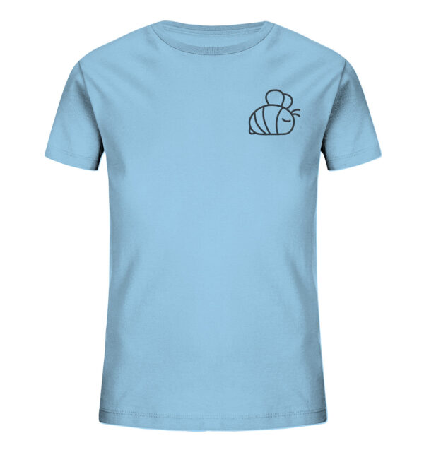 Bee Kids Organic Shirt Sky Blue