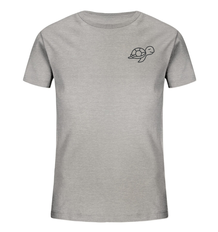 Turtle Kids Organic Shirt Heather Grey