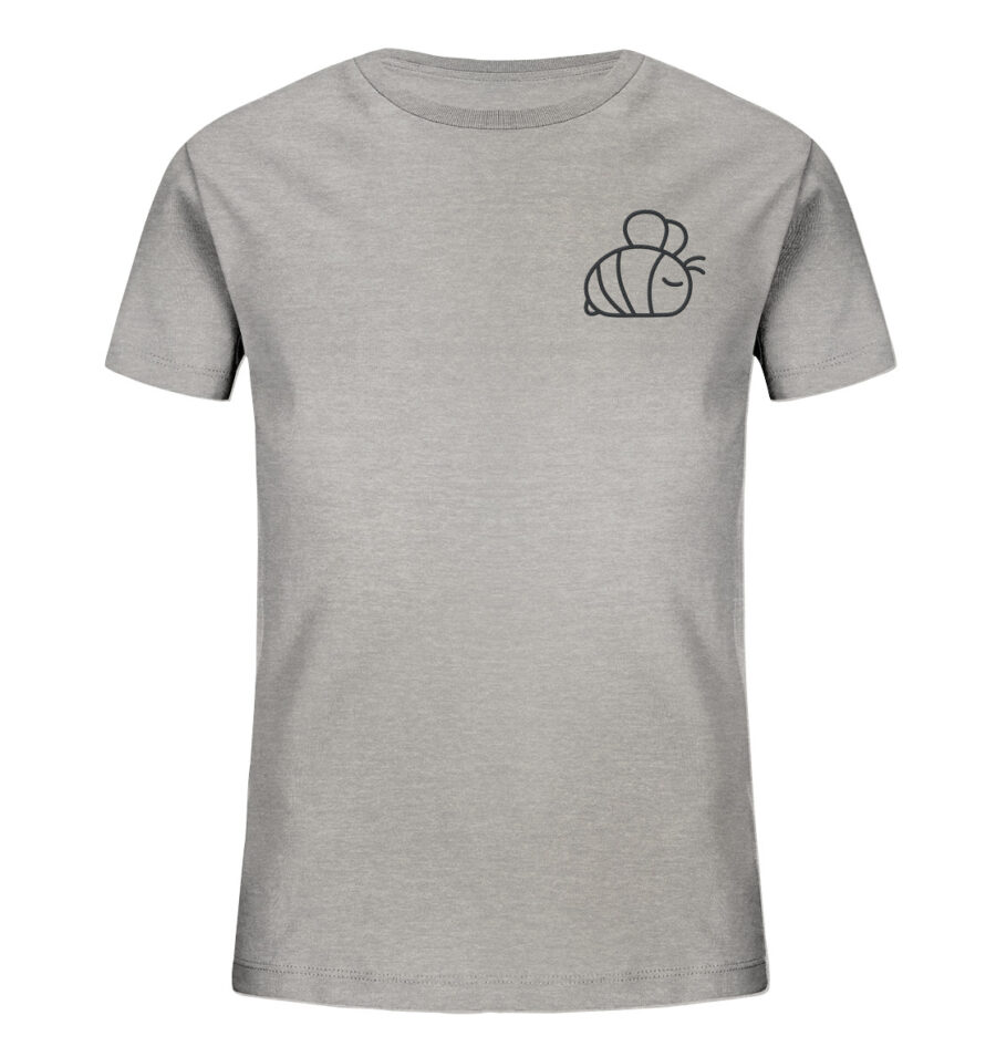 Bee Kids Organic Shirt Heather Grey