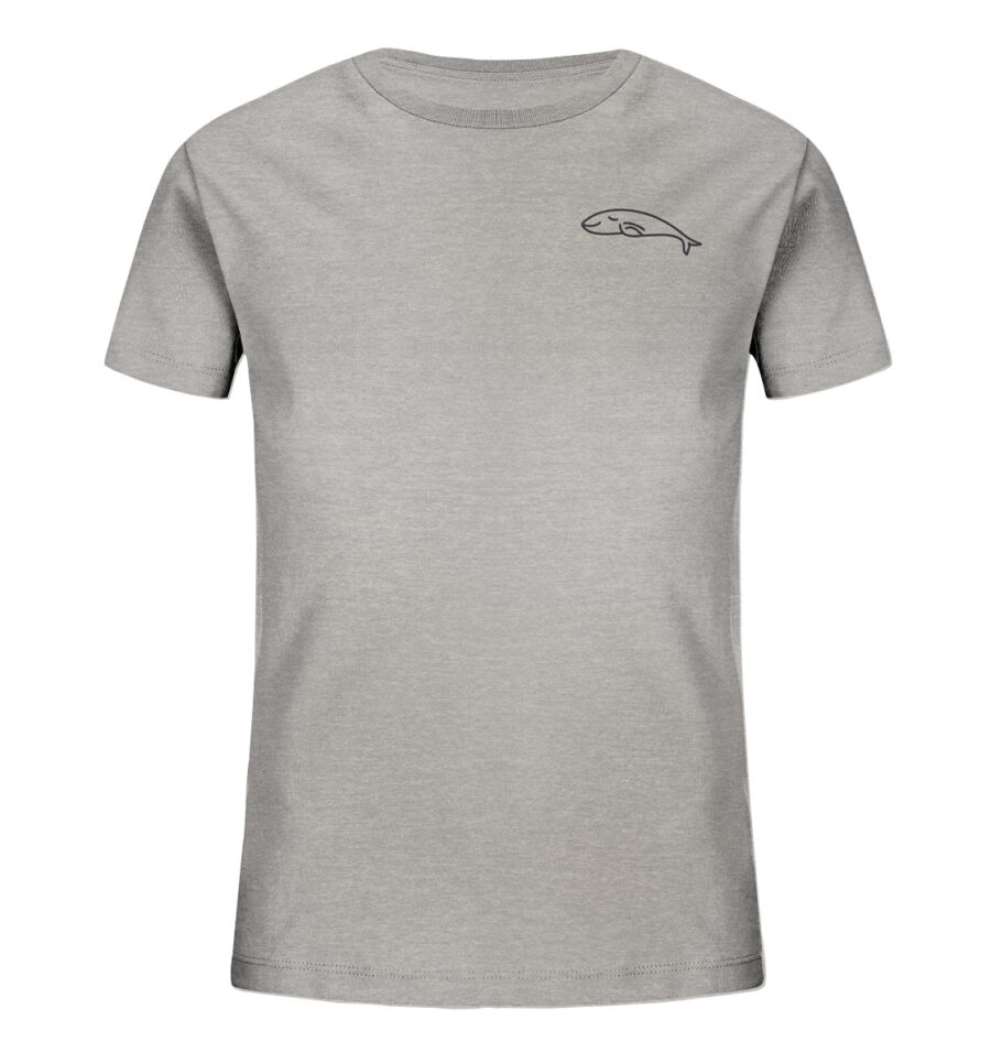 Whale Kids Organic Shirt Heather Grey