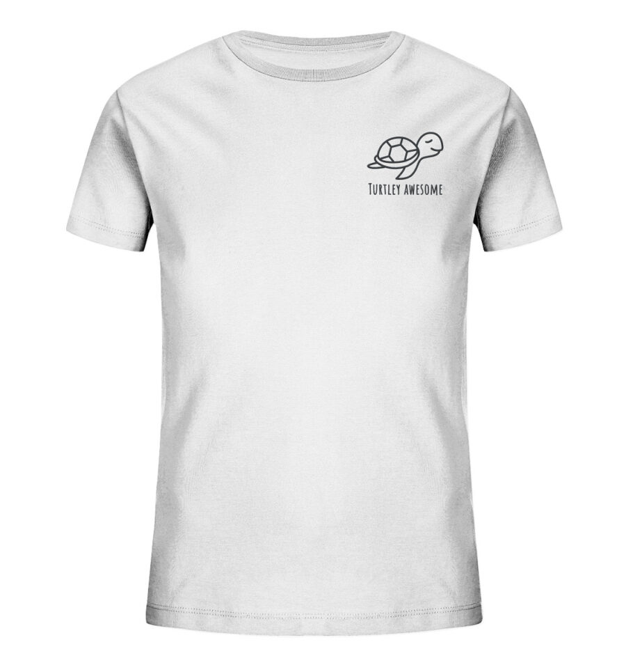 Turtle Kids Organic Shirt White