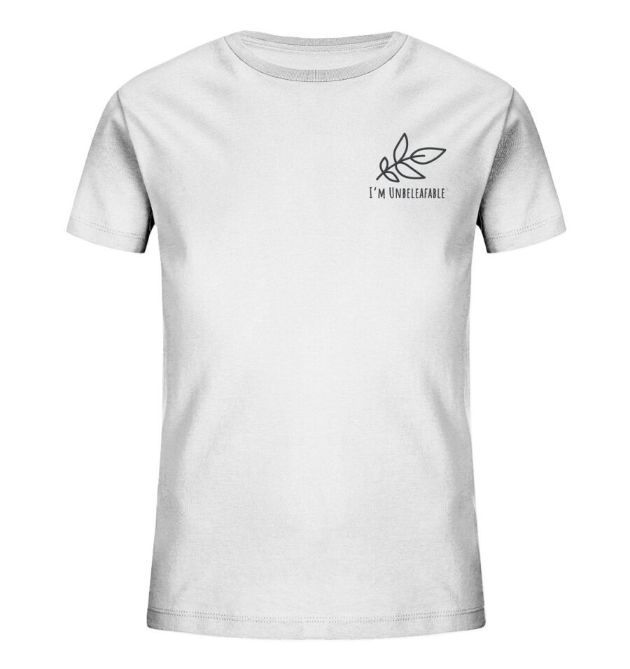 Unbeleafable Kids Organic Shirt White