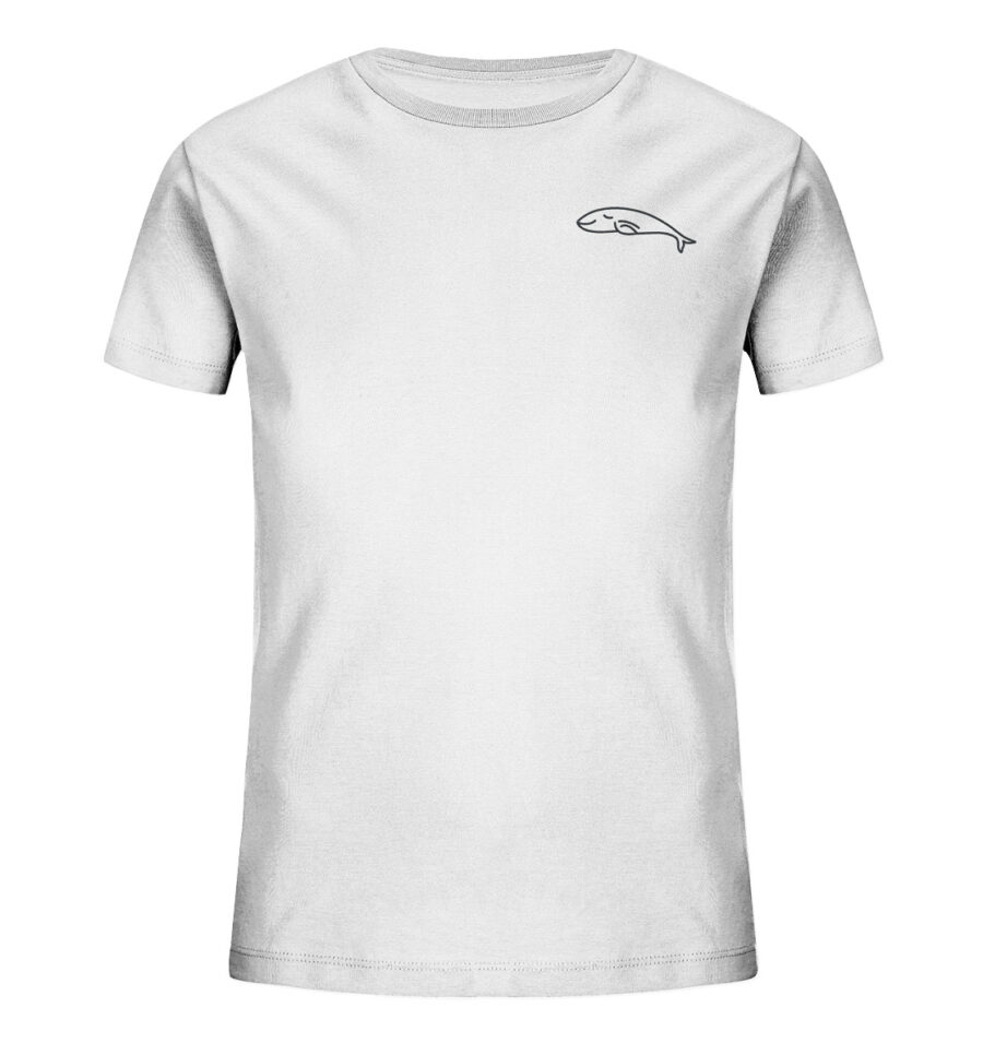 Whale Kids Organic Shirt White