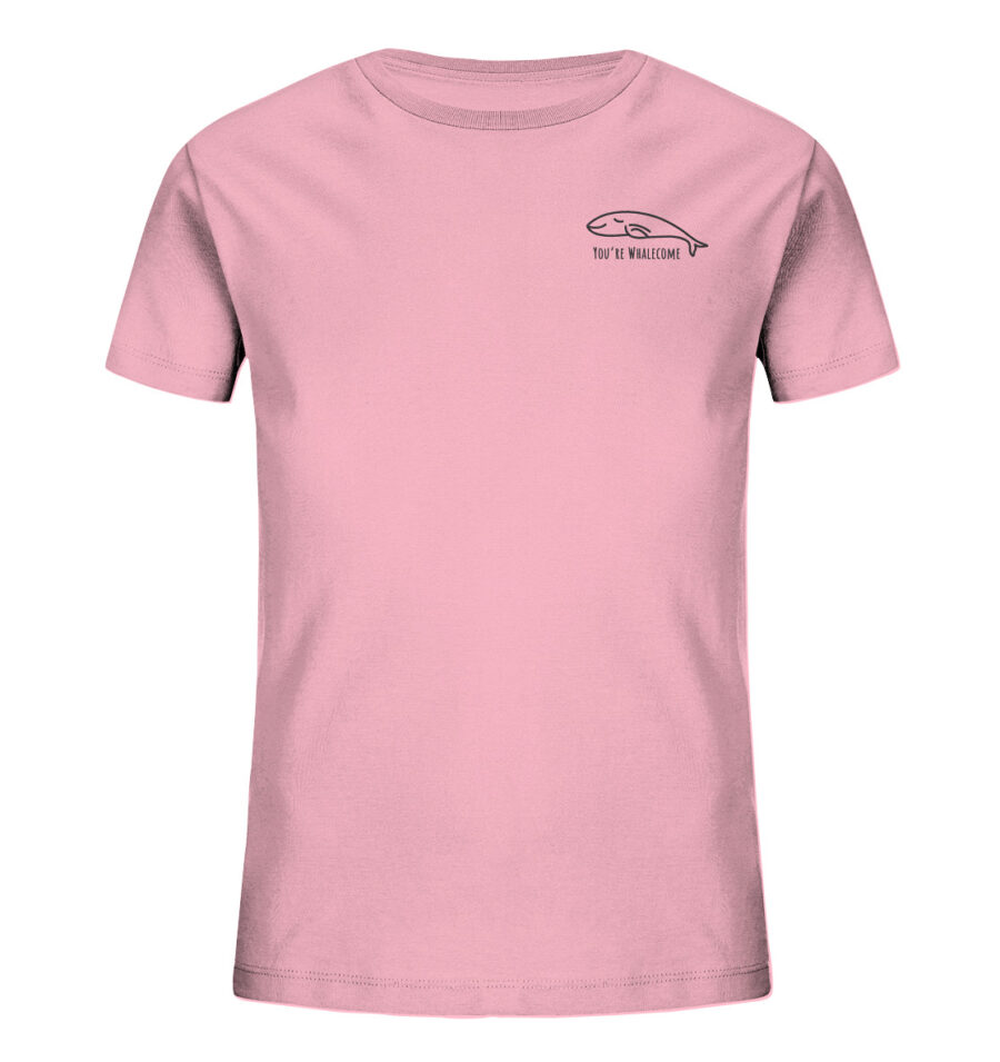 Whale Kids Organic Shirt Cotton Pink