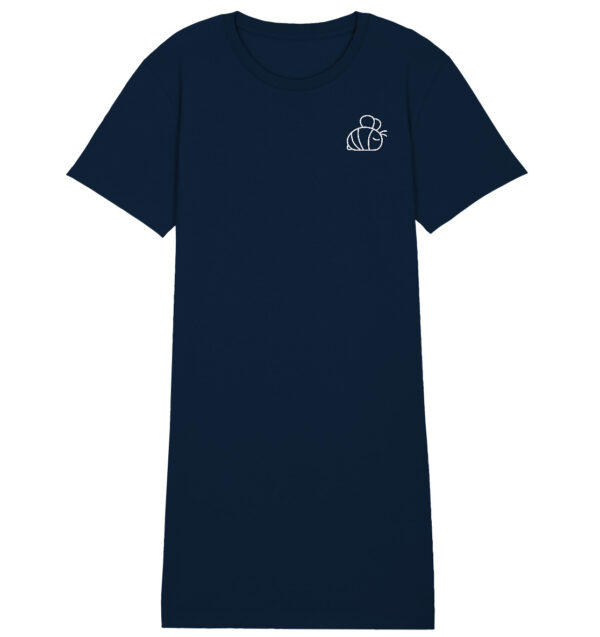 Bee Ladies Organic Shirt Dress French Navy