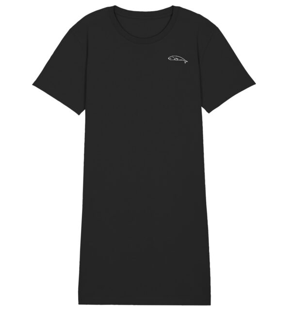 Whale Ladies Organic Shirt Dress Black