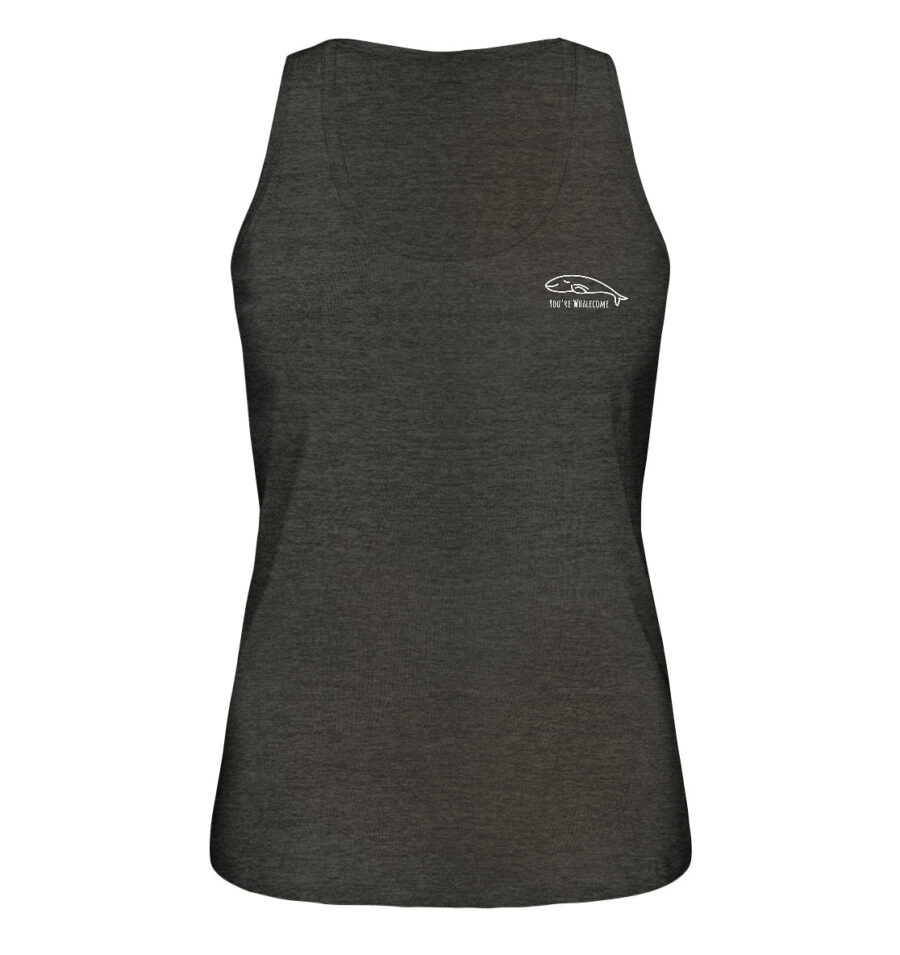 Whale Ladies Organic Tank-Top Dark Heather Grey