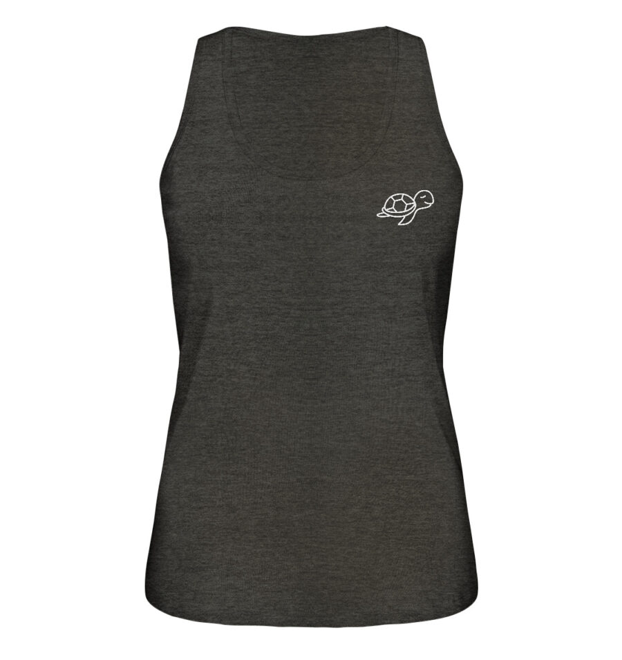 Turtle Ladies Organic Tank-Top Dark Heather Grey