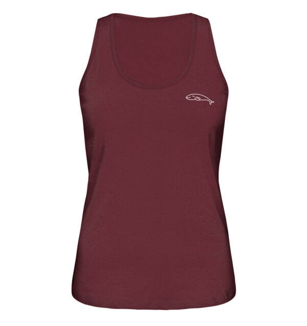 Whale Ladies Organic Tank-Top Burgundy