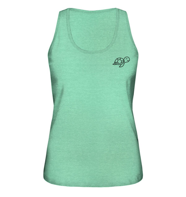 Turtle Ladies Organic Tank-Top Mid Heather Green
