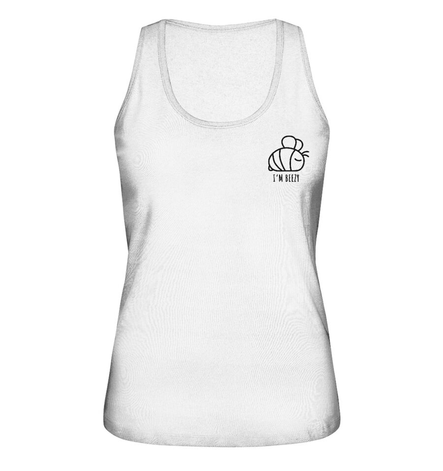 Bee Ladies Organic Tank-Top White