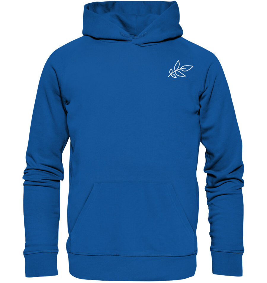 Unbeleafable Organic Basic Hoodie Royal Blue