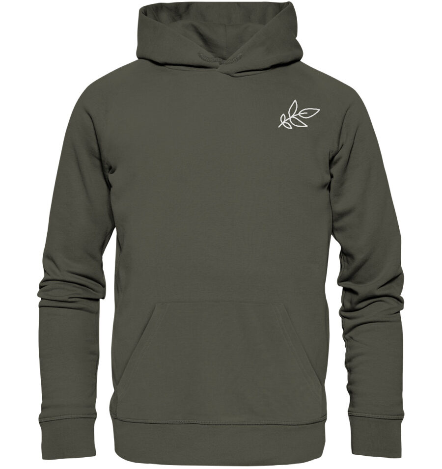 Unbeleafable Organic Basic Hoodie Khaki