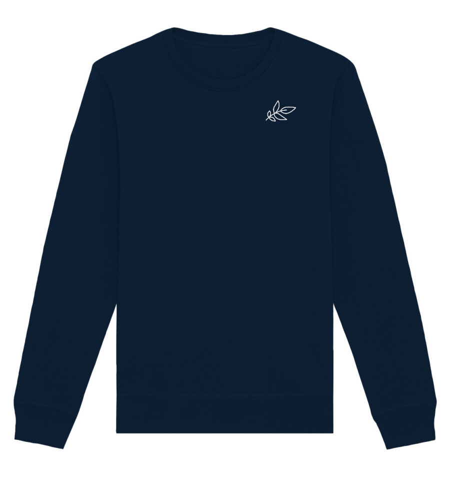 Unbeleafable Organic Basic Unisex Sweatshirt French Navy