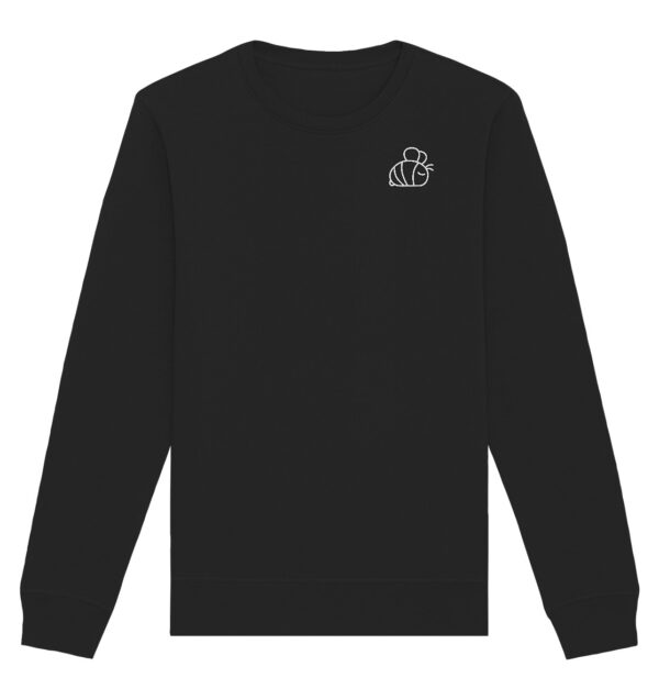 Bee Organic Basic Unisex Sweatshirt Black
