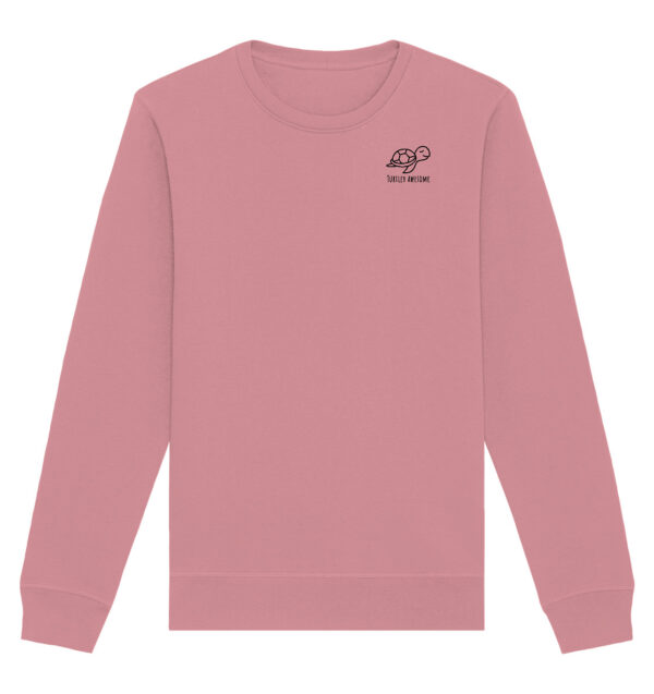 Turtle Organic Basic Unisex Sweatshirt Canyon Pink